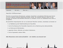 Tablet Screenshot of betreuungsbuero.net